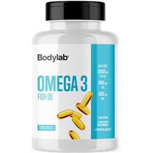 Bodylab Omega 3 - Omega 3 6 9 - Kosttilskud 120 stk - Fiskeolie