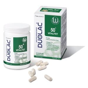 Duolac Vitalitet 50+ Kosttilskud 30 stk - C-Vitamin - Vit C