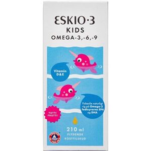 Eskio-3 Kids Omega-3,-6,-9 Tutti-Frutti Kosttilskud 210 ml - Vitaminer børn