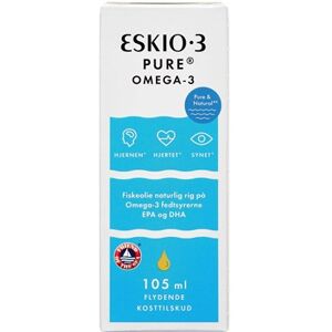 Eskio-3 pure omega-3 Kosttilskud 105 ml - Fiskeolie