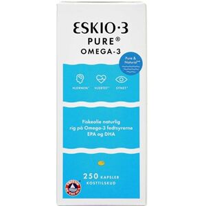 Eskio-3 Pure Omega-3 Kosttilskud 250 stk - Fiskeolie