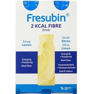 Fresubin 2 kcal Fibertilskud Lemon Drink Kosttilskud 4 x 200 ml