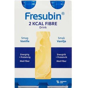 Fresubin 2 kcal Fibertilskud Vanille Drink Kosttilskud 4 x 200 ml