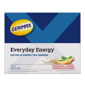 Gerimax Daglig Energi Kosttilskud 60 stk