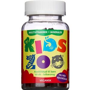 Kids Zoo Multivitaminer + Mineraler Kosttilskud 60 stk - Vingummi vitaminer