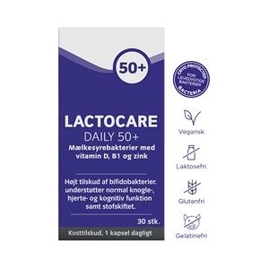 Lactocare daily 50 plus Kosttilskud 30 stk - Kosttilskud overgangsalder