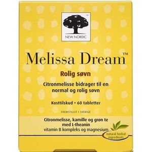 Melissa Dream Tabletter Kosttilskud 60 stk New Nordic