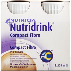 Nutridrink Compact Fibertilskud Mocca 4 x 125 ml