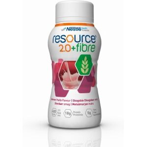 Resource 2.0 + Fibertilskud Skovbær 4 x 200 ml