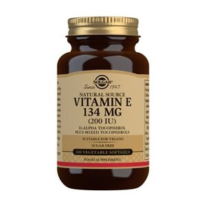 Solgar Vitamin E 134mg Kosttilskud 100 Stk - E-Vitamin