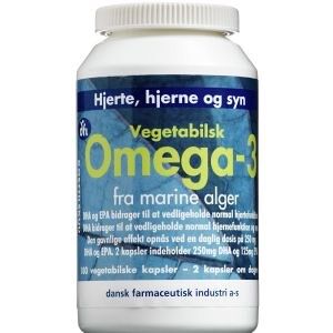 Grønne Vitaminer Vegetabilsk Omega-3 Kosttilskud 180 stk - Omega 3 - Omega 3 6 9 -