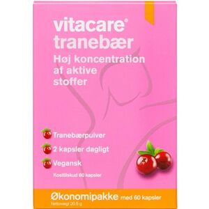 Vitacare Tranebær Kosttilskud 60 stk