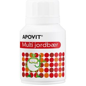 APOVIT Multi Jordbær Tyggetabletter Kosttilskud 90 stk - Multivitaminer