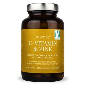 NORDBO C-Vitamin & Zink Kosttilskud 50 stk - Vitaminer - Vit C