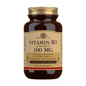 SOLGAR B1-VITAMIN 100 mg (Thiamin) Kosttilskud 100 stk