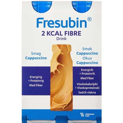 Fresubin 2 kcal Fibre Cappuccino Drink 4 x 200 ml Fresubin 2 kcal Fibre Cappuccino Drink 4 x 200 ml