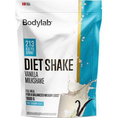 Bodylab - Diet Shake Vanilla Milkshake 1000 g - Vanilje - 1000 g - Diet Shake Bodylab - Diet Shake Vanilla Milkshake 1000 g - Vanilje - 1000 g - Diet Shake