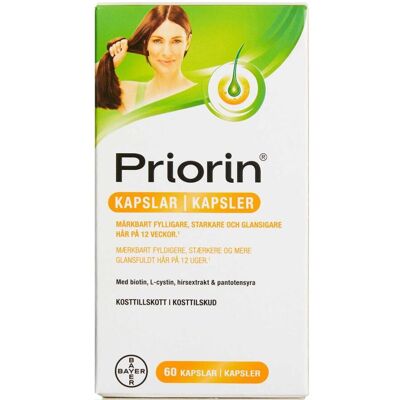Priorin Biotin Hår- og Negle Kosttilskud - 60 Kapsler Priorin Biotin Hår- og Negle Kosttilskud - 60 Kapsler
