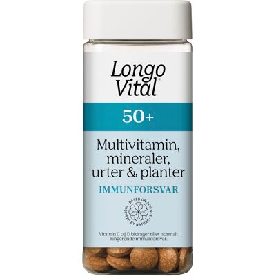 Longo Vital 50+ - Kosttilskud med vitaminer & mineraler Longo Vital 50+ - Kosttilskud med vitaminer & mineraler