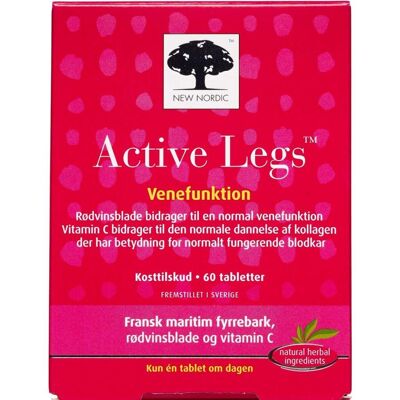 New Nordic Active Legs - Kosttilskud - Støtte til Vener og Blodkar New Nordic Active Legs - Kosttilskud - Støtte til Vener og Blodkar
