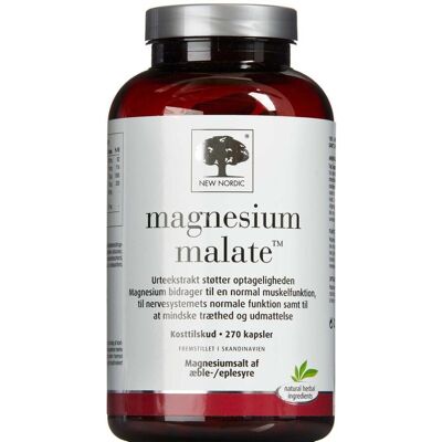 New Nordic Magnesium Malate - Magnesium, B6, B12 - Kosttilskud New Nordic Magnesium Malate - Magnesium, B6, B12 - Kosttilskud