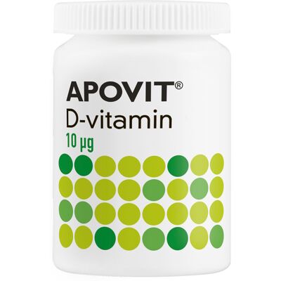 APOVIT D-vitamin 10 μg - Kosttilskud APOVIT D-vitamin 10 μg - Kosttilskud