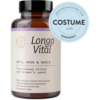 Longo Vital Skin, Hair & Nails Kosttilskud 90 stk Longo Vital Skin, Hair & Nails Kosttilskud 90 stk