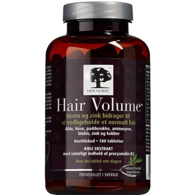 New Nordic Hårvolumen - Tabletter med Biotin Zink New Nordic Hårvolumen - Tabletter med Biotin Zink