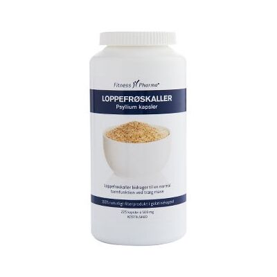 Fitness Pharma Psyllium - Naturligt Fiber - 225 Kapsler - Kosttilskudd Fitness Pharma Psyllium - Naturligt Fiber - 225 Kapsler - Kosttilskudd