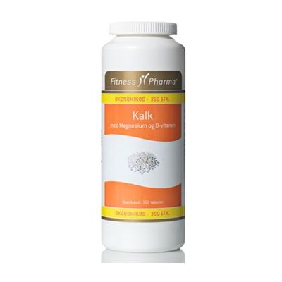 Fitness Pharma Calcium Magnesium Vitamin D Kosttilskud - 350 tabletter Fitness Pharma Calcium Magnesium Vitamin D Kosttilskud - 350 tabletter