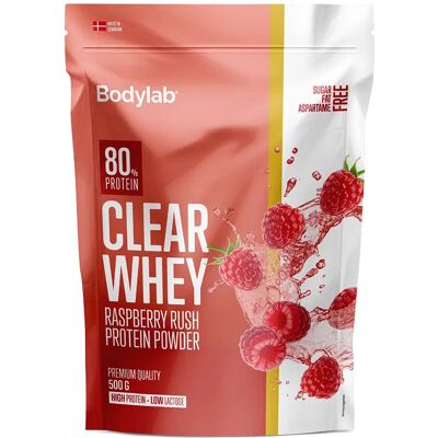 Bodylab Clear Whey - Raspberry Rush Kosttilskud 500 g Bodylab Clear Whey - Raspberry Rush Kosttilskud 500 g