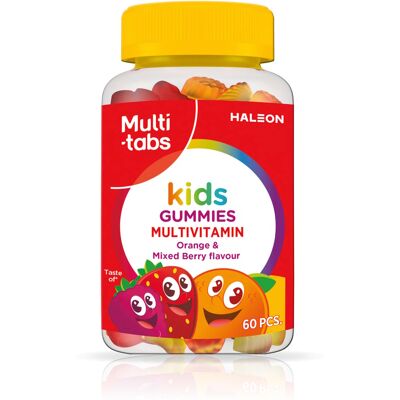 Multi-Tabs Kids Gummies Multi Berry - Tyggelige vitaminer til børn Multi-Tabs Kids Gummies Multi Berry - Tyggelige vitaminer til børn