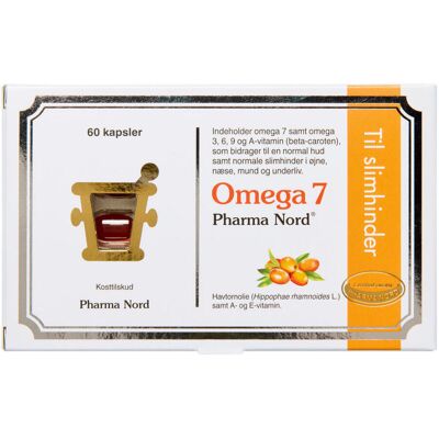 Pharma Nord Omega 7 - Slimhindeunderstøttelse - 60 Kapsler Pharma Nord Omega 7 - Slimhindeunderstøttelse - 60 Kapsler