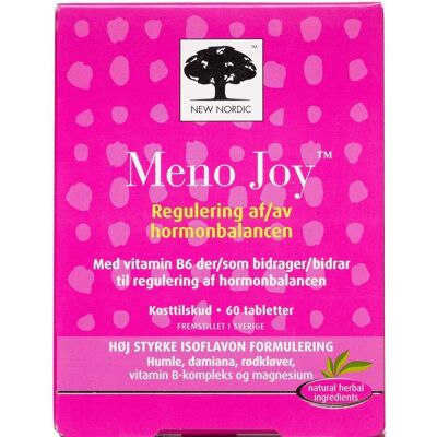 New Nordic Meno Joy - 60 tabletter til overgangsalderunderstøttelse - Kosttilskud New Nordic Meno Joy - 60 tabletter til overgangsalderunderstøttelse - Kosttilskud