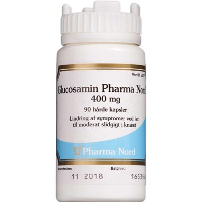 Glucosamin "Pharma Nord" 400 mg 90 stk Kapsler, hårde Glucosamin "Pharma Nord" 400 mg 90 stk Kapsler, hårde