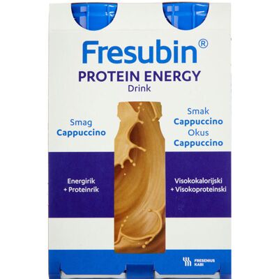 Fresubin - Protein Energy Cappuccino Drink - 4x200ml - Ernæringsdrik Fresubin - Protein Energy Cappuccino Drink - 4x200ml - Ernæringsdrik
