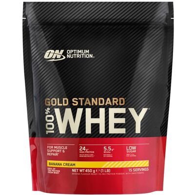 Optimum Nutrition Gold Standard 100% Whey - Banana Cream 450 g Optimum Nutrition Gold Standard 100% Whey - Banana Cream 450 g