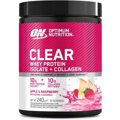 Optimum Nutrition CLEAR WHEY COLLAGEN APPLE RASP 240G 240 g Optimum Nutrition CLEAR WHEY COLLAGEN APPLE RASP 240G 240 g