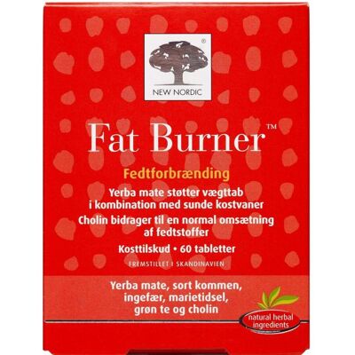 New Nordic Fat Burner - Vegansk Kosttilskud, 60 Tabletter New Nordic Fat Burner - Vegansk Kosttilskud, 60 Tabletter