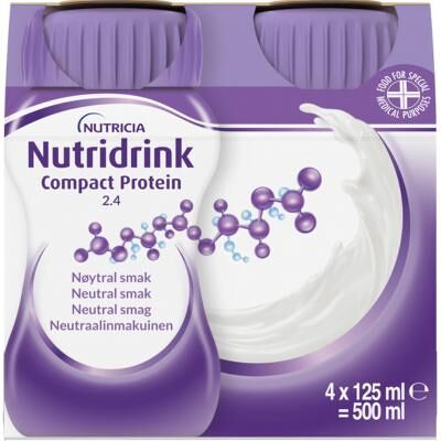 Nutridrink Compact Protein Neutral 4 x 125 ml Nutridrink Compact Protein Neutral 4 x 125 ml
