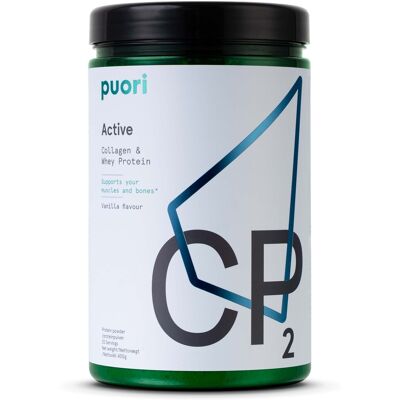Puori CP2 Active Kollagen & Protein Kosttilskud 400 g Puori CP2 Active Kollagen & Protein Kosttilskud 400 g