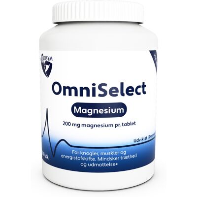 Biosym OmniSelect Magnesium Kosttilskud 100 stk Biosym OmniSelect Magnesium Kosttilskud 100 stk