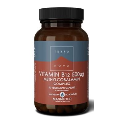 Terra Nova Vitamin B12 500ug Kompleks Vegicaps - Vitamin B12 Kosttilskud Terra Nova Vitamin B12 500ug Kompleks Vegicaps - Vitamin B12 Kosttilskud