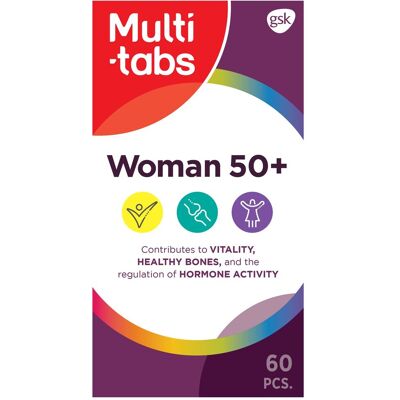 Multi-Tabs Woman 50+ Vitaminer og Mineraler - Over 50 Multi-Tabs Woman 50+ Vitaminer og Mineraler - Over 50