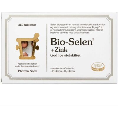 Pharma Nord Bio-Selen + Zink Kosttilskud - Understøtter immunforsvaret Pharma Nord Bio-Selen + Zink Kosttilskud - Understøtter immunforsvaret