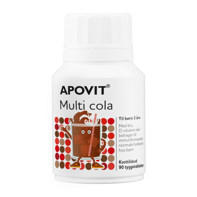 Apovit Multi Cola Kosttilskud 90 stk Apovit Multi Cola Kosttilskud 90 stk