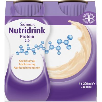 Nutridrink Protein 2.0 Abrikos 4 x 200 ml Nutridrink Protein 2.0 Abrikos 4 x 200 ml