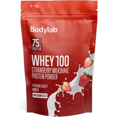 Bodylab Whey 100 Strawberry Milkshake 400 g Bodylab Whey 100 Strawberry Milkshake 400 g