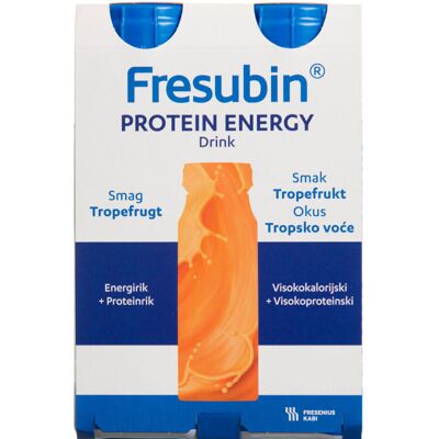 Fresubin Protein Energy Tropefrugt Drink 4 x 200 ml Fresubin Protein Energy Tropefrugt Drink 4 x 200 ml