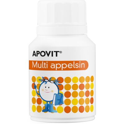 Apovit Multi Appelsin Kosttilskud 90 stk Apovit Multi Appelsin Kosttilskud 90 stk
